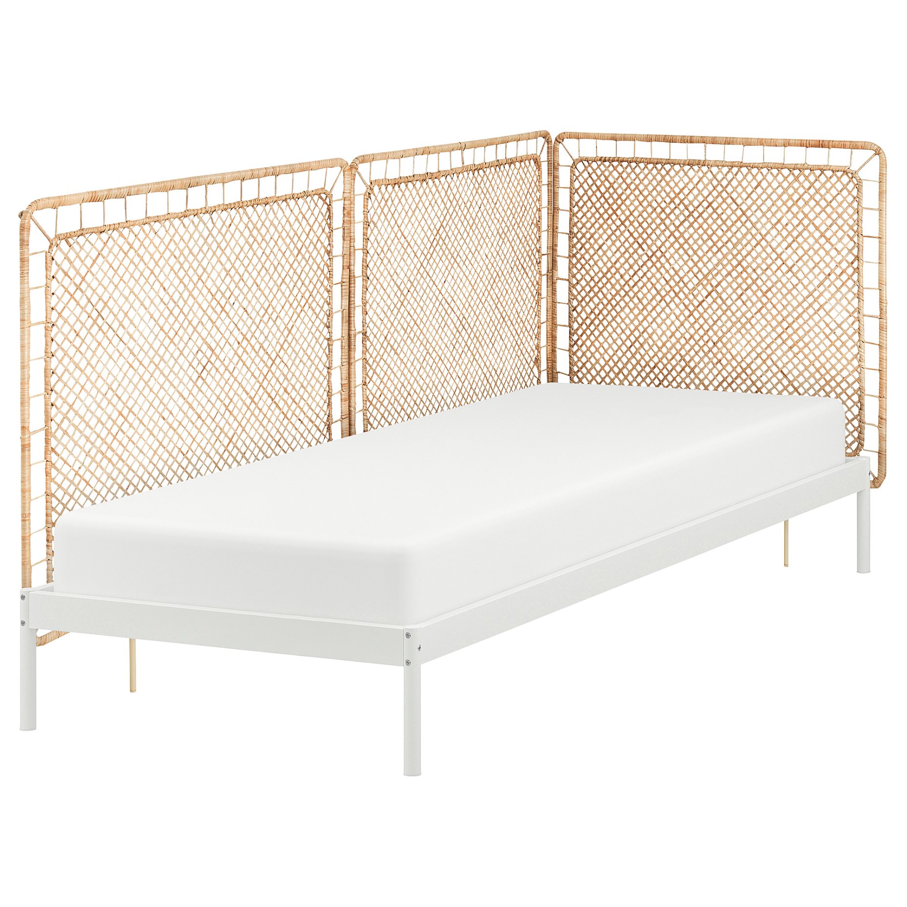 VEVELSTAD, bed frame with 3 headboards, 90x200 cm, 994.418.20