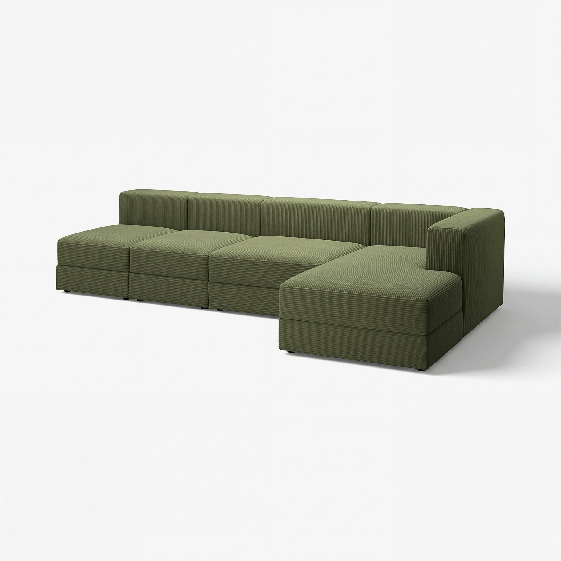 JÄTTEBO, 4,5-seat modular sofa with chaise longue/right, 994.714.02