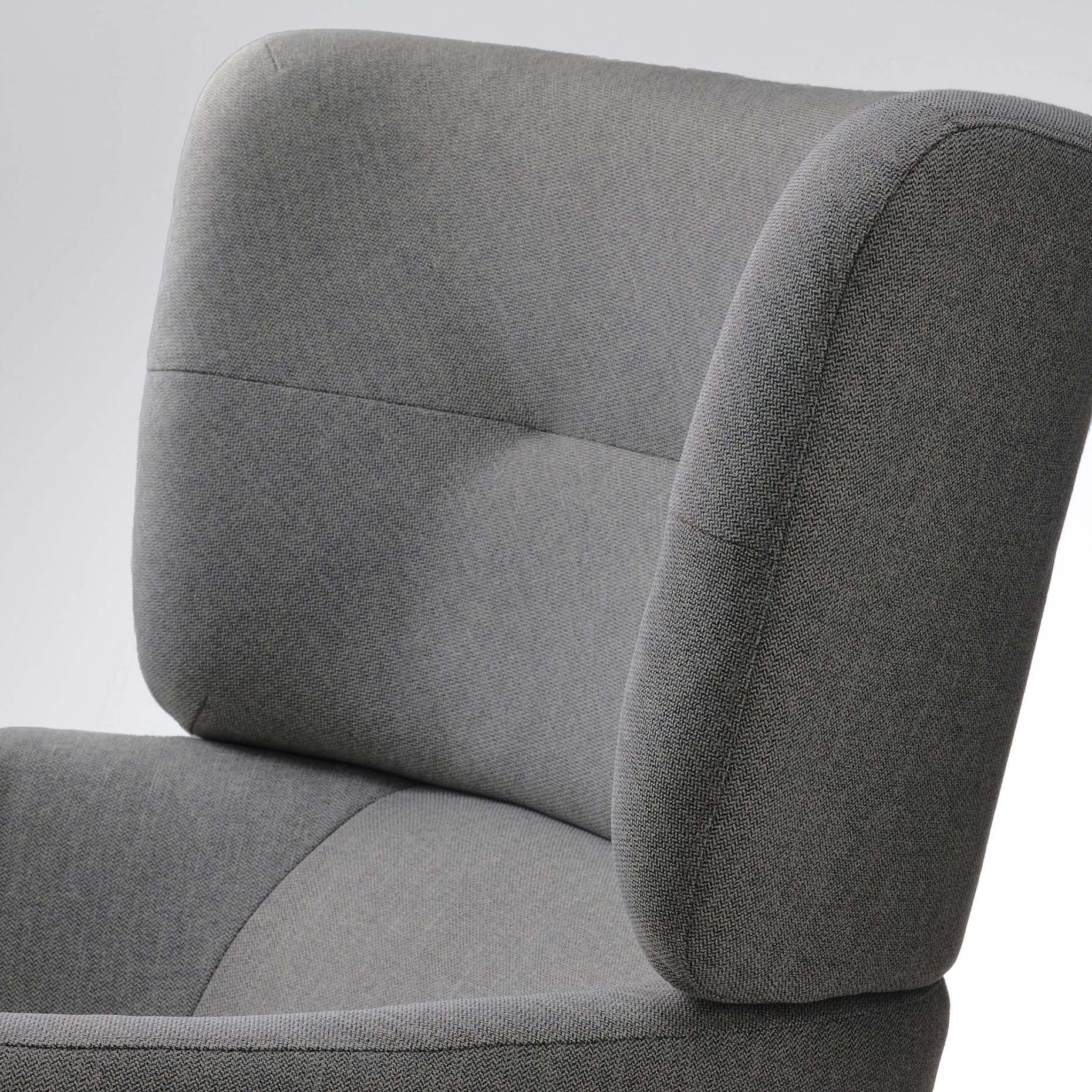 OSKARSHAMN, wing chair with footstool, 994.853.43