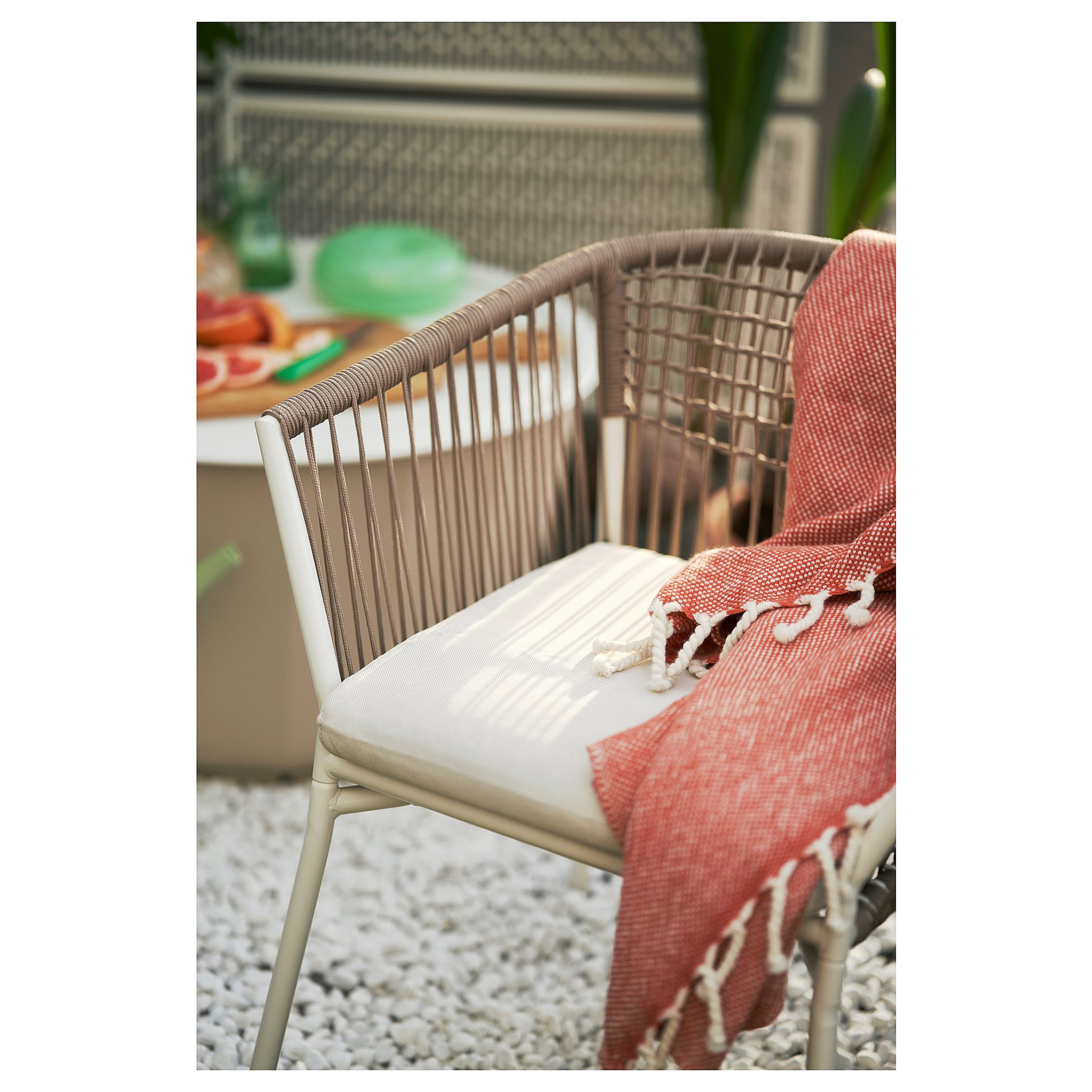 SEGERÖN, chair with armrests, outdoor, 994.948.42