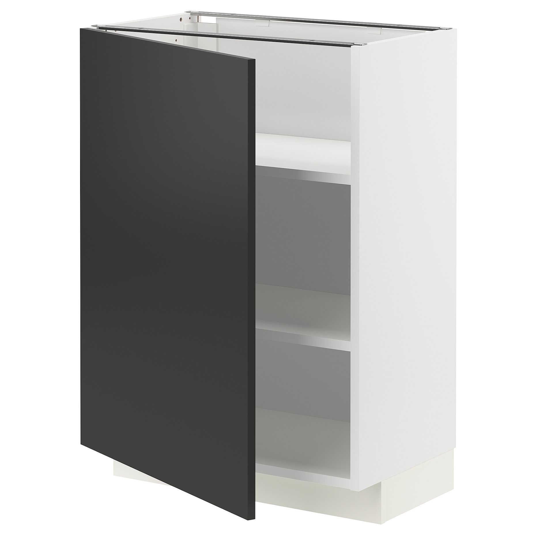 METOD, base cabinet with shelves, 60x37 cm, 994.977.13