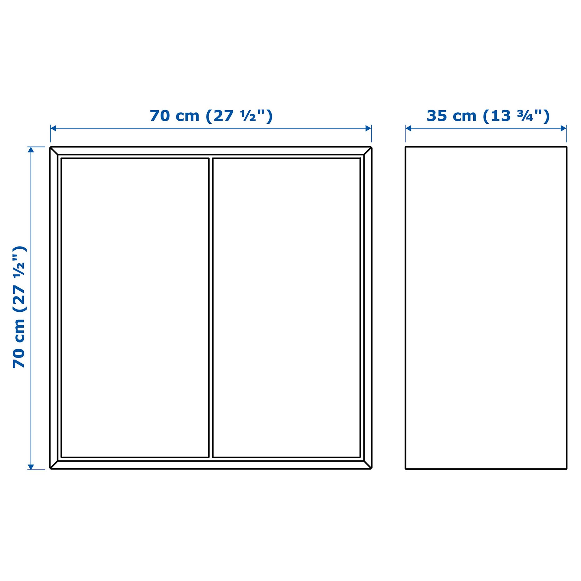 EKET, wall-mounted cabinet combination, 175x35x70 cm, 995.688.33