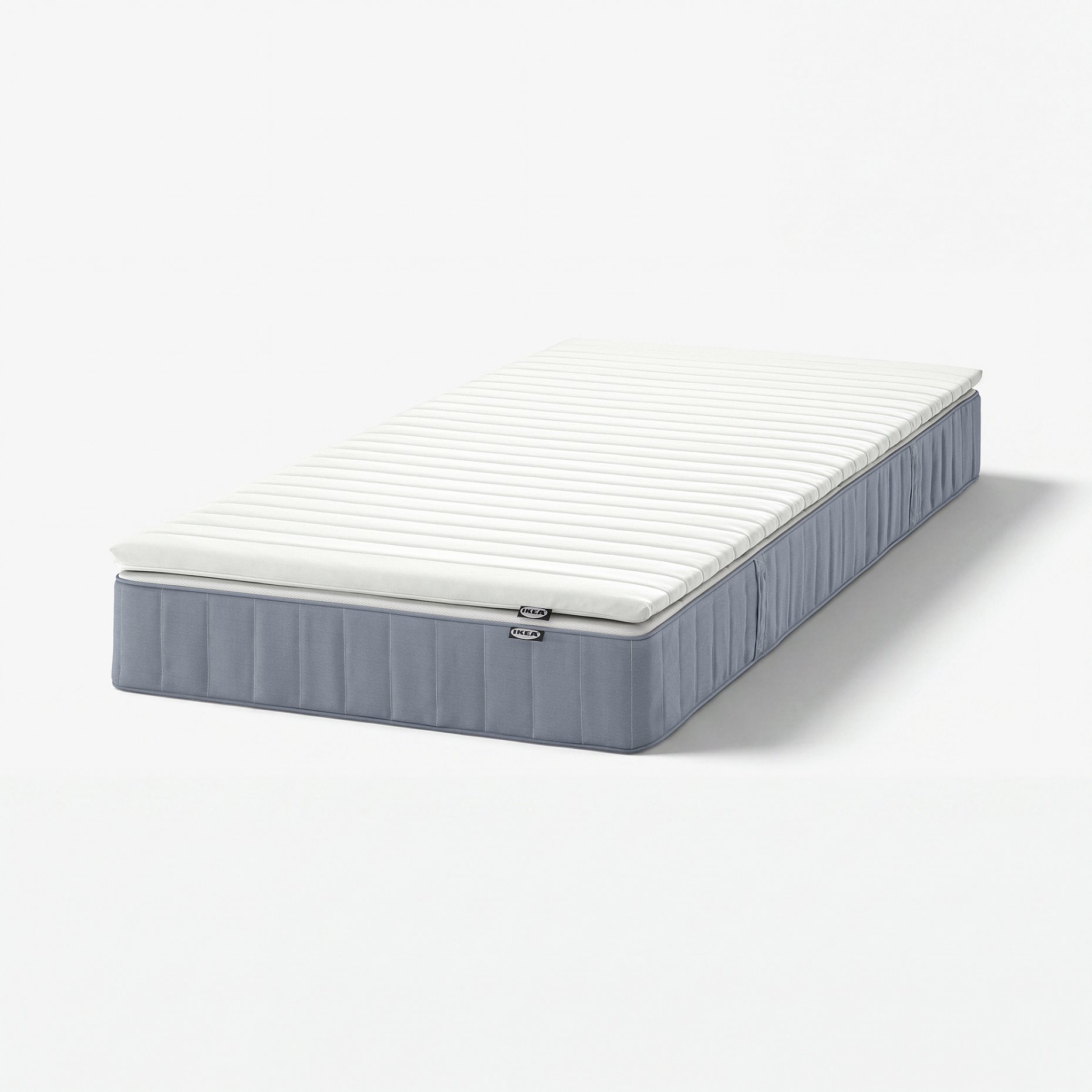 VESTERÖY, mattress extra firm and mattress pad, 90x200 cm, 995.722.41