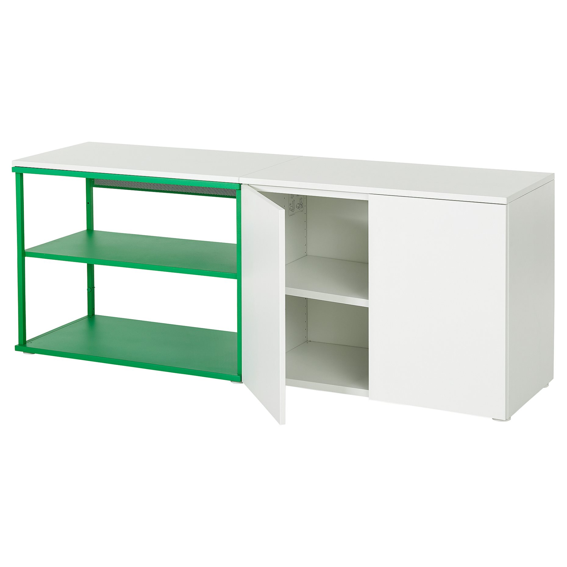 open storage combination with 2 doors, 160x42x63 cm, 995.939.17