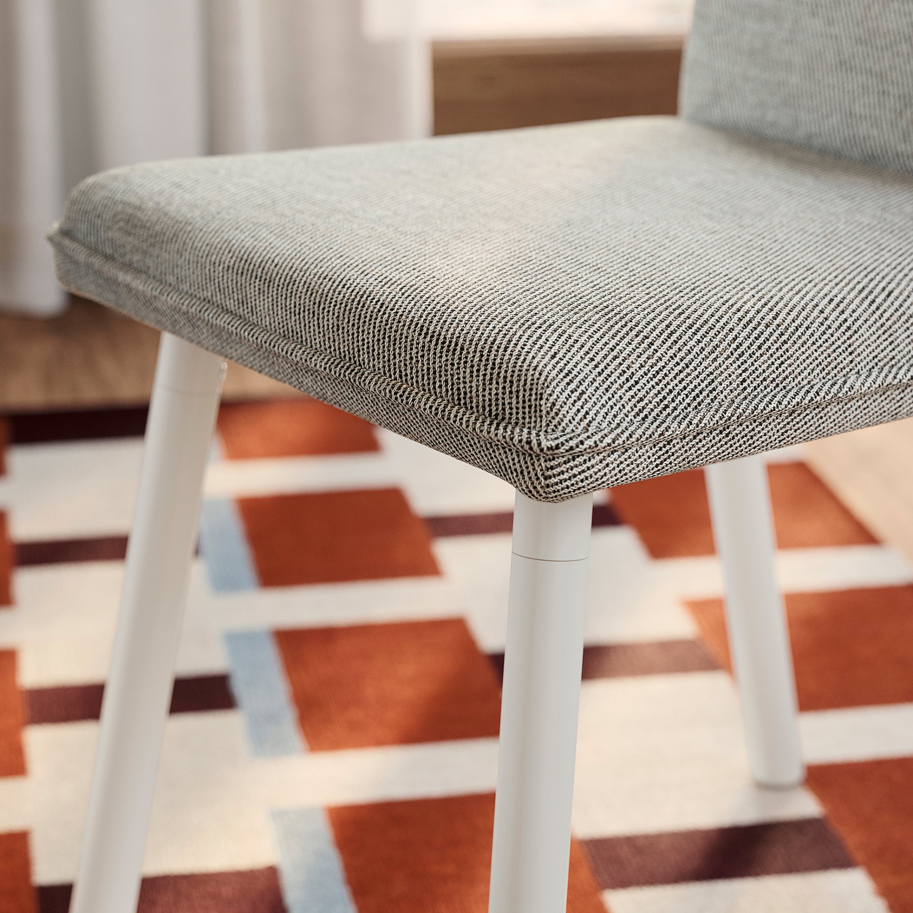 TONSTAD/TONSTAD, table and 4 chairs, 140/196x85 cm, 996.123.79