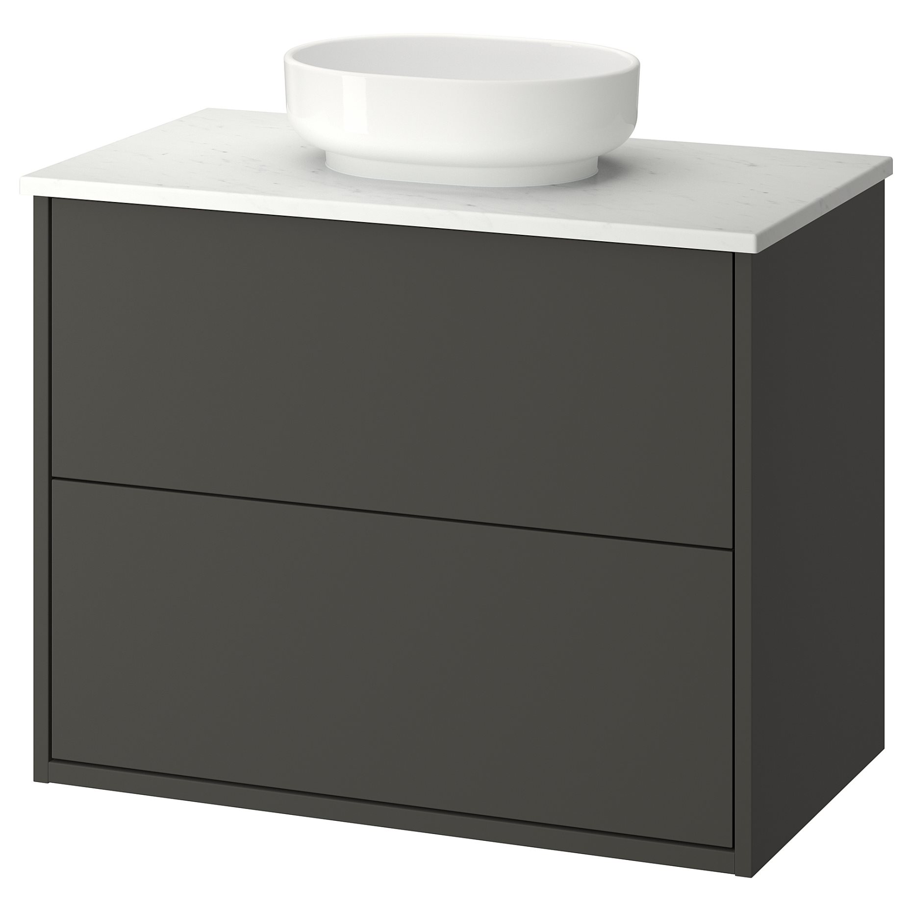 HAVBÄCK/VINDEL, wash-stand with drawers/wash-basin, 82x49x77 cm, 996.224.58