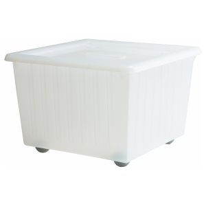 κουτί με ροδάκια και καπάκι