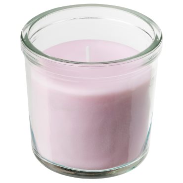 LUGNARE, scented candle in glass/Jasmine, 20 hr, 005.021.05