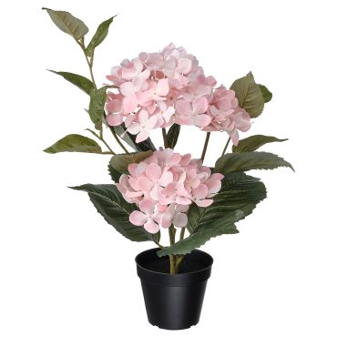 FEJKA, artificial potted plant/in/outdoor/Hydrangea, 12 cm, 005.357.28