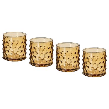 HUTLÖS, tealight holder 4 pack, 6 cm, 005.482.26