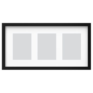 RODALM, κορνίζα για 3 φωτογραφίες, 55x28 cm, 005.537.22