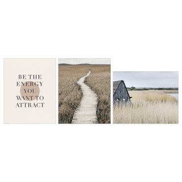 BILD, πόστερ/Θετική ενέργεια, 3 τεμ. 40x50 cm, 005.606.90