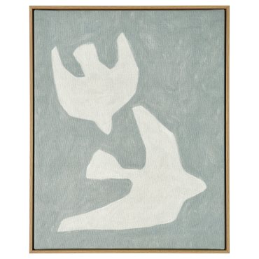 BLODFLÄDER, picture/two birds, 40x50 cm, 006.019.21