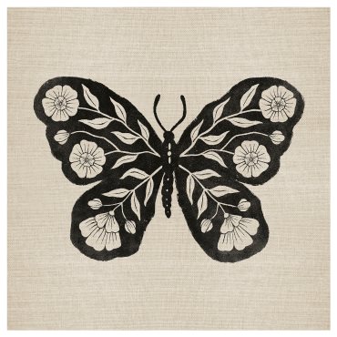 GRÖNMES, picture/butterfly, 56x56 cm, 006.170.07