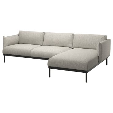 ÄPPLARYD, 3-seat sofa with chaise longue, 094.180.51