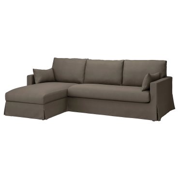 HYLTARP, 3-seat sofa with chaise longue, left, 094.896.80
