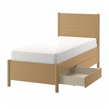 TONSTAD, bed frame with storage, 90x200 cm, 094.966.47