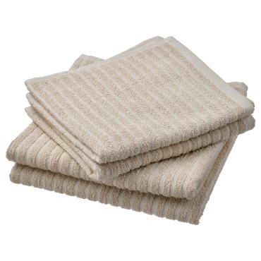 VAGSJON, hand/bath towels, set of 4, 095.059.77