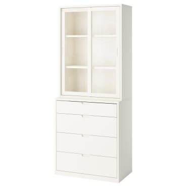 TONSTAD, storage combination with drawers, 82x47x206 cm, 095.478.83