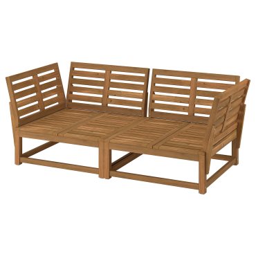 NÄMMARÖ, 2-seat modular sofa with armrests outdoor, 183 cm, 096.075.13
