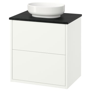 HAVBÄCK/VINDEL, wash-stand with drawers/wash-basin, 62x49x77 cm, 096.224.53