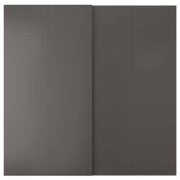 HASVIK, pair of sliding doors, 200x201 cm, 105.109.54