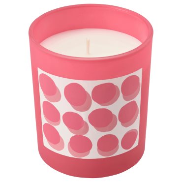 BLODBOK, αρωματικό κερί σε ποτήρι/φράουλα, 45 ώρες, 105.826.63