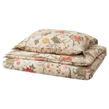 NÄSSELKLOCKA, παπλωματοθήκη και μαξιλαροθήκη, 150x200/50x60 cm, 105.845.44