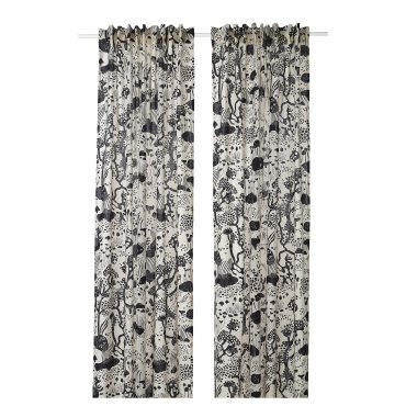 STOCKHOLM 2025, curtains with heading tape/1 pair, 145x300 cm, 106.010.96