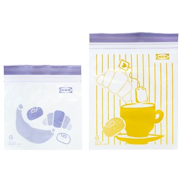 ISTAD, resealable bag/60 pack, 0.3/0.8 l, 106.283.45