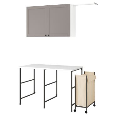 ENHET, σύνθεση αποθήκευσης για χώρο πλυντήριου, 139x63.5 cm, 194.774.60