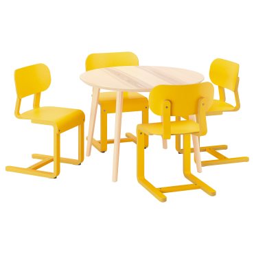 LISABO/LYCKAN, table and 4 chairs, 195.902.63