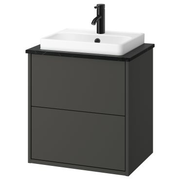 HAVBACK/ORRSJON, wash-stand with drawers/wash-basin/tap, 62x49x71 cm, 195.905.74