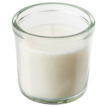 JAMLIK, scented candle in glass/Vanilla, 20 hr, 205.021.09