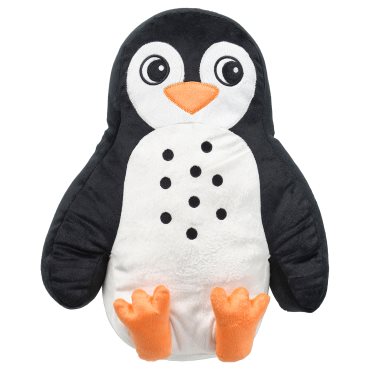 BLÅVINGAD, cushion/penguin-shaped, 40x32 cm, 205.283.69