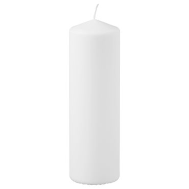 FENOMEN, unscented pillar candle, 23 cm, 205.284.06