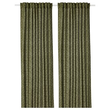 TRYSTÄVMAL, curtains/1 pair, 145x300 cm, 205.597.04