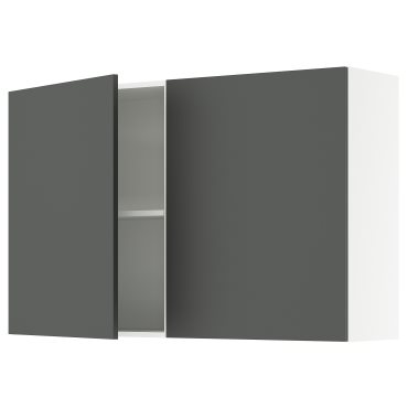 KNOXHULT, wall cabinet with doors, 120x75 cm, 205.887.92