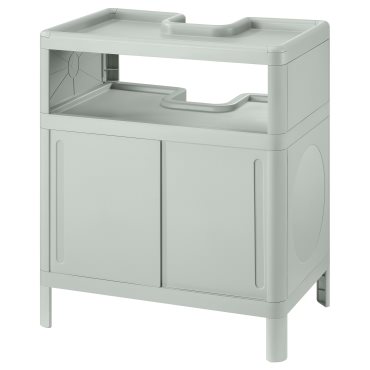 IVÖSJÖN, wash-basin base cabinet with sliding doors, 50x33x57 cm, 205.972.92