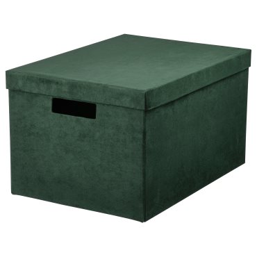 GJÄTTA, storage box with lid, 25x35x20 cm, 205.996.77