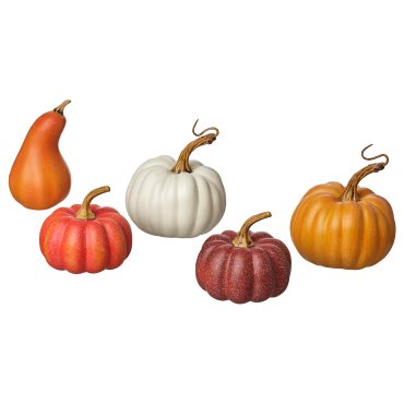HOSTAGILLE, decoration pumpkin, set of 5, 206.003.55