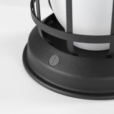 SOLUPPGÅNG, φανάρι LED εξωτερικού χώρου λειτουργία με μπαταρία/ρυθμιζόμενης έντασης, 206.212.73