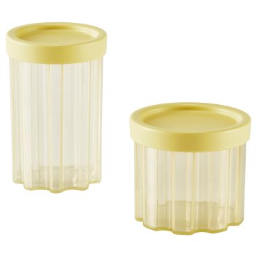 SPJUTLILJA, jar with lid, set of 2, 206.242.24