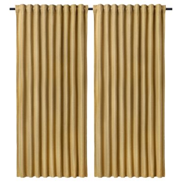 ANNAKAJSA, room darkening curtains with heading tape/1 pair, 145x280 cm, 206.408.94