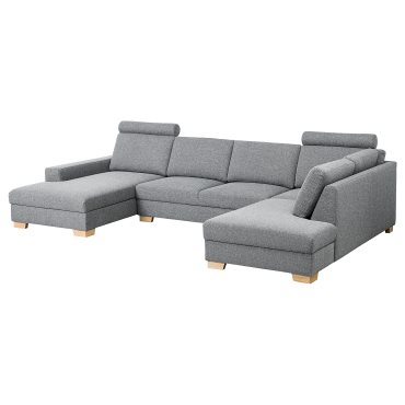 SORVALLEN, γωνιακός καναπές 4 θέσεων με σεζλόνγκ/αριστερό, 293.041.43