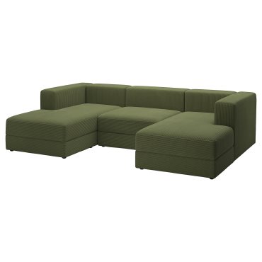 JÄTTEBO, 3,5-seat modular sofa with chaise longues/armrests, 294.694.93