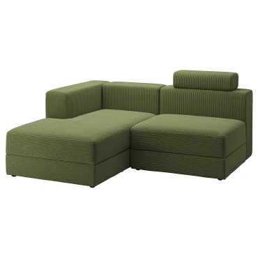 JÄTTEBO, 2,5-seat modular sofa with chaise longue/left with headrest, 294.901.02