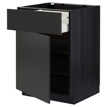 METOD/MAXIMERA, base cabinet with drawer/door, 60x60 cm, 294.982.16