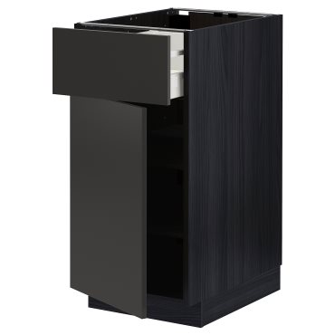METOD/MAXIMERA, base cabinet with drawer/door, 40x60 cm, 294.990.46