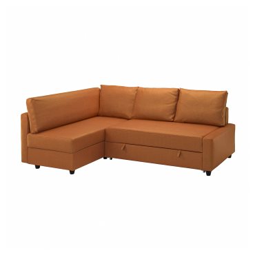 FRIHETEN/KLAGSHAMN, corner sofa-bed with storage, 295.202.41